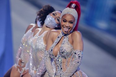 Saweetie performs at the MTV Europe Music Awards in Budapest