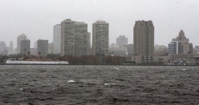 Hurricane Sandy hits the Eastern US coast
