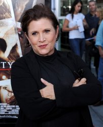 Carrie Fisher attends the "Sorority Row" premiere in Los Angeles