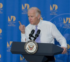 V.P.Biden at Science Center, Miami Dade College