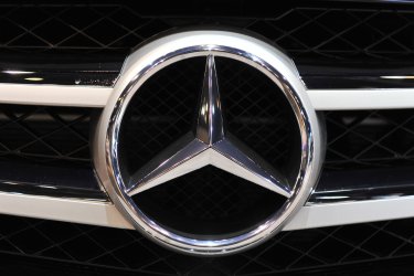 Mercedes-Benz Logo Displayed at Chicago Auto Show