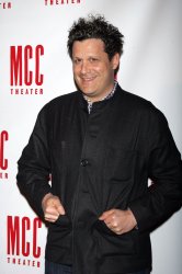 Isaac Mizrahi arrives for the MCC Theater's Annual Musical Spectacular Miscast 2011 in New York