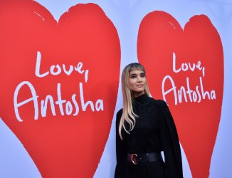 Sofia Boutella attends the "Love, Antosha" premiere in Los Angeles