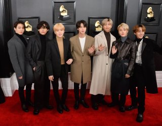 BTS arrives for the 62nd annual Grammy Awards in Los Angeles