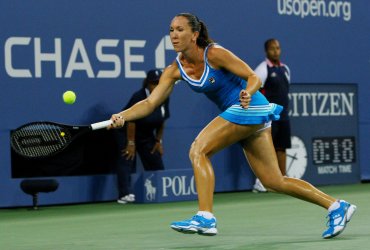 Jelena Jankovic vs Na Li at the U.S. Open in New York