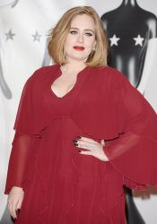 Adele attends the Brit Awards in London