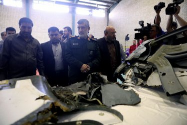 Wreckage of U.S. Drone Is Shown in Iran