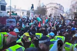 Pro-Palestinian marchers across Britain call for Israel-Hamas cease-fire