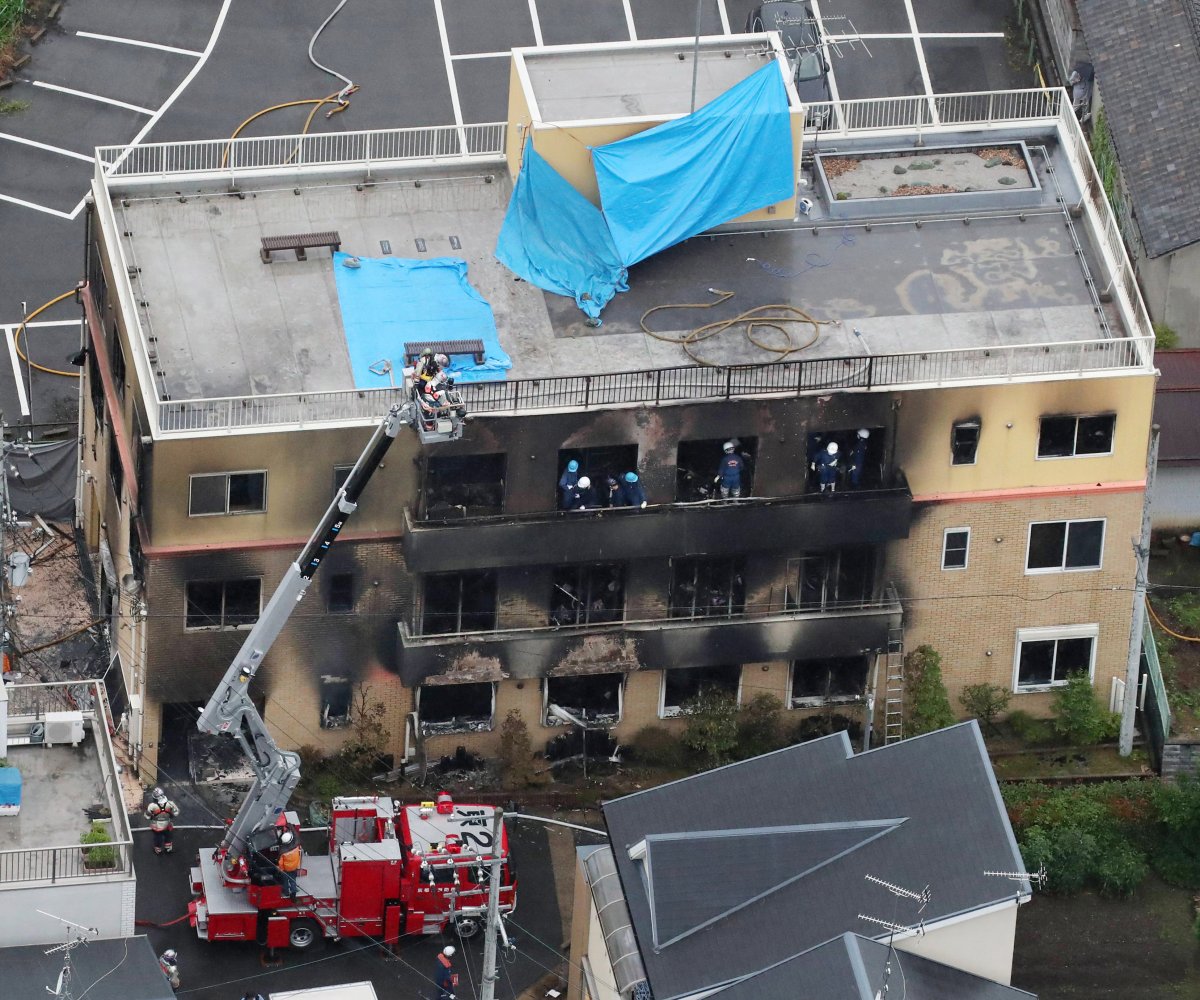 Man in Japan charged with murder, arson for Kyoto Animation fire 