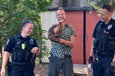 Escaped python found in neighbor's garden five days later