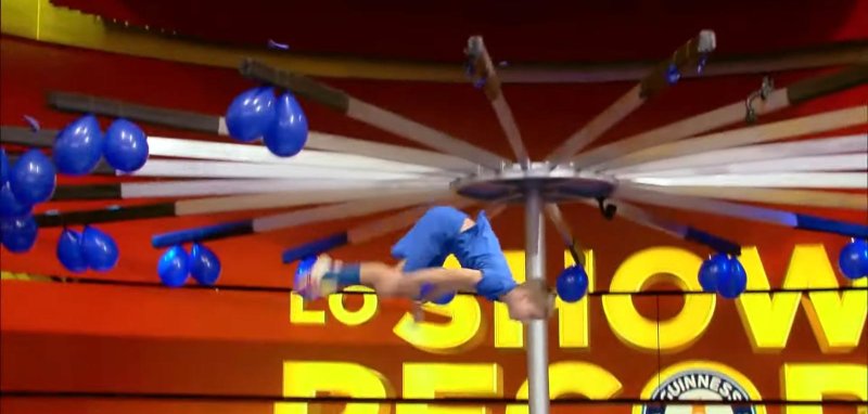 Watch: Teen trampolinist pops balloons while somersaulting for world record  - UPI.com