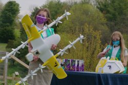 Virginia Girls Scouts making cookie deliveries via drone