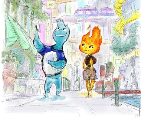 Pixar unveils release date, plot for new animated movie 'Elemental' -  