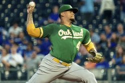 Yankees trade for Athletics pitchers Montas, Trivino