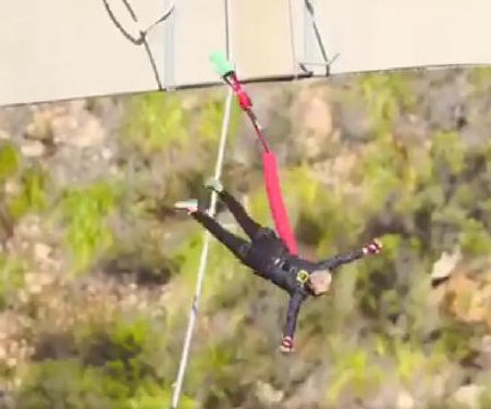 Watch: South African woman bungee jumps 23 times in one hour - UPI.com