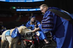 Student's service dog gets honorary diploma in New Jersey