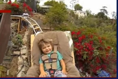 Watch Man S Homemade Roller Coaster Up For Grabs In San Diego Upi Com