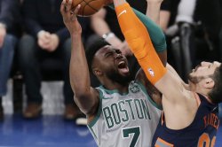 Boston Celtics' Jaylen Brown suffers ankle sprain vs. Atlanta Hawks