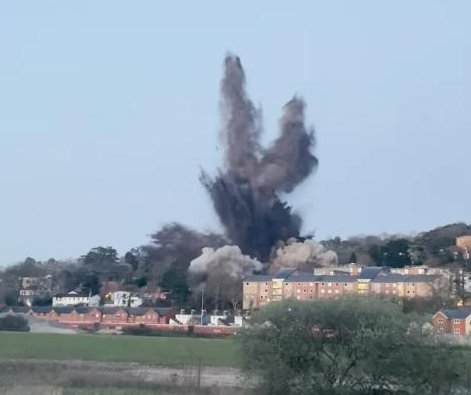 Unexploded World War II bomb detonated near British university