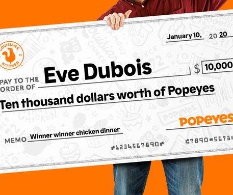 Popeyes awards $10,000 of food to Canadian woman after viral gameshow gaffe