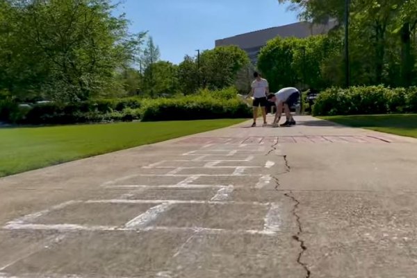 Watch: Georgia Tech students create 4.2-mile hopscotch course for world  record - UPI.com