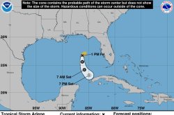 Little threat expected from Arlene, first named storm of 2023 hurricane season