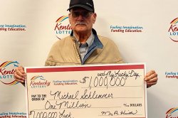 Kentucky man 'ran out of gas,' won $1 million lottery prize
