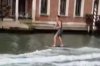 Mayor says 'imbeciles' fined for surfing Venice's iconic Grand Canal