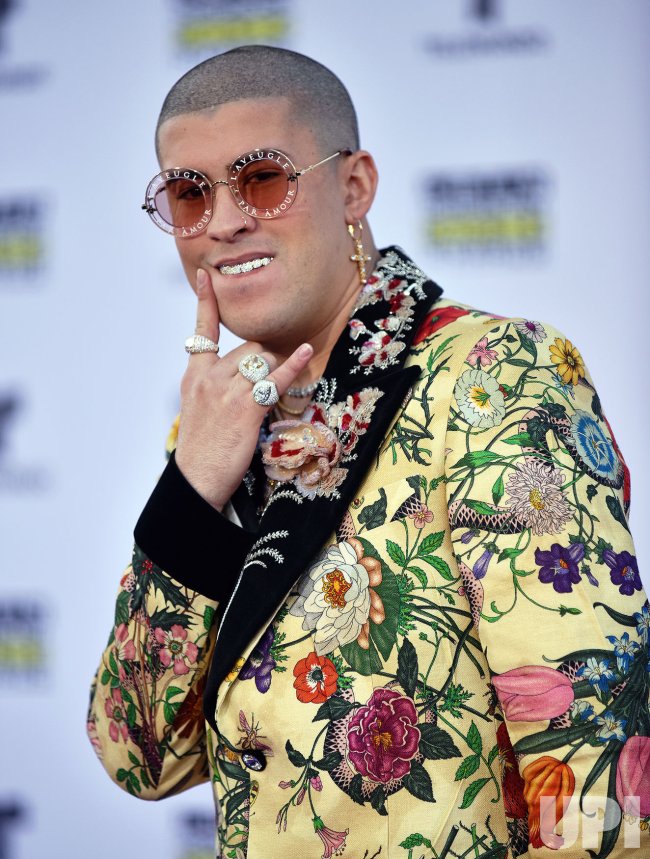 Bad Bunny attends Latin American Music Awards in Los Angeles