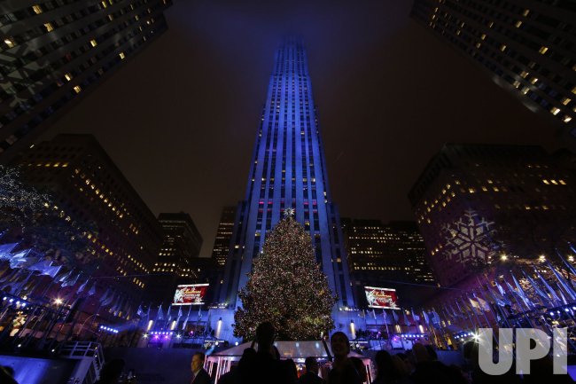Rockefeller Center annual Christmas Tree Lighting Ceremony in New York - UPI.com