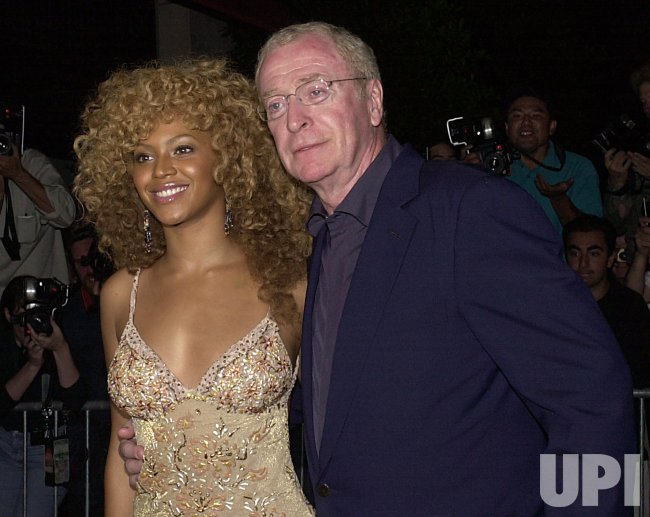 Beyonce Knowles, Michael Caine attend their film premiere of "Austin Powers in Goldmember"