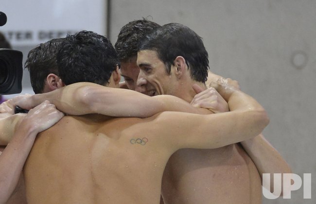 Men's 4 X 200M Freestyle Relay Final at 2012 Olympics in London