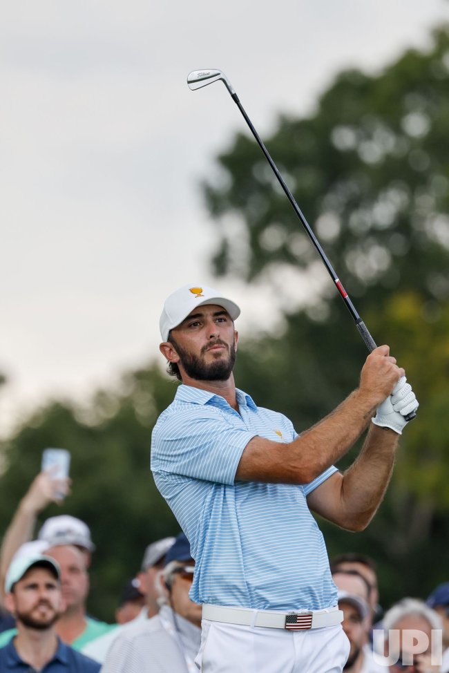 Max Homa in President's Cup golf championship in Charlotte, North Carolina