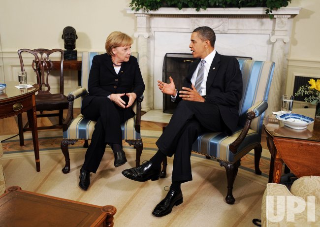 President Obama Meets With German Chancellor Merkel at White House