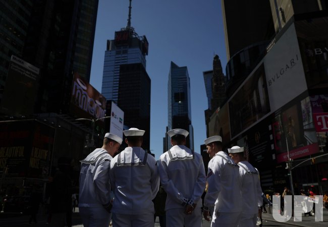 Fleet Week as Memorial Day Approaches in New York .