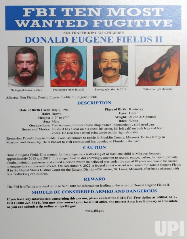 FBI Adds Man To 10 Most Wanted List
