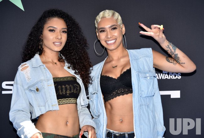 Photo: Emaza Gibson and Saiyr Gibson attend the 19th annual BET Awards in Los Angeles - LAP20190623517 - UPI.com