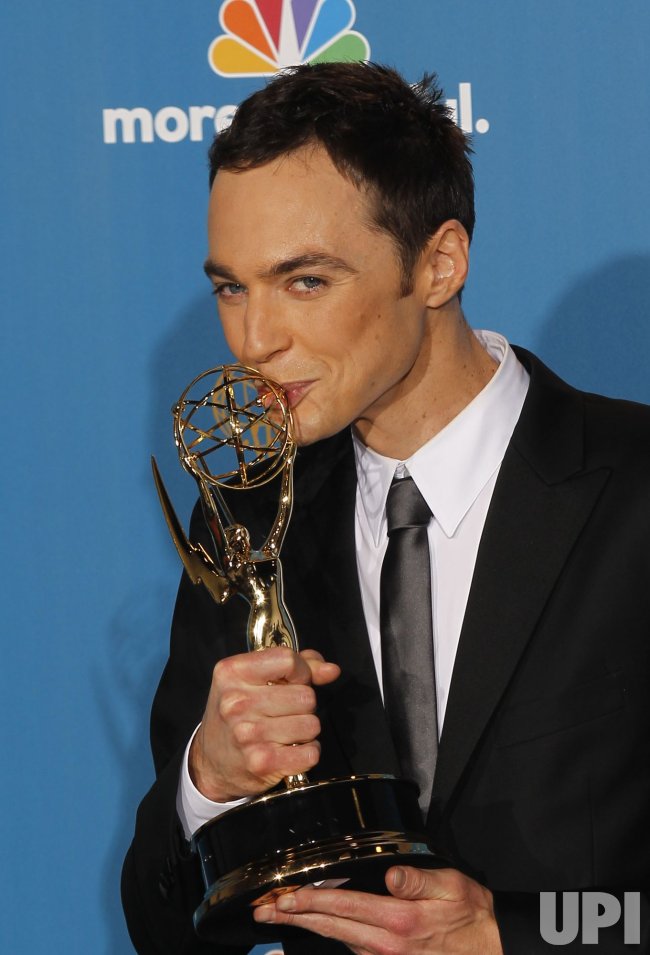 Jim Parsons wins at the 62nd Primetime Emmy Awards in Los Angeles