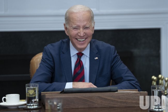 President Joe Biden hosts Democratic Congressional leaders