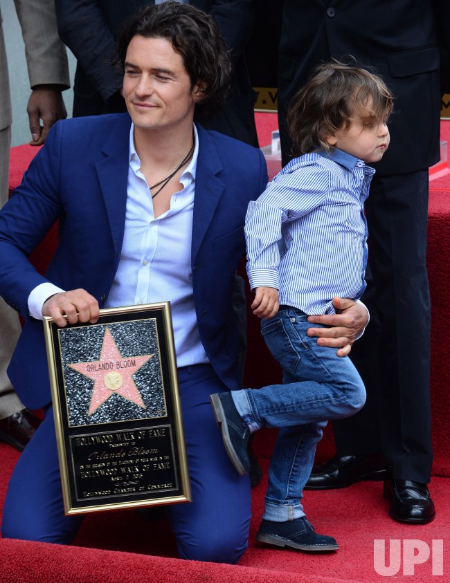 Orlando Bloom honored with star on Hollywood Walk of Fame in Los Angeles