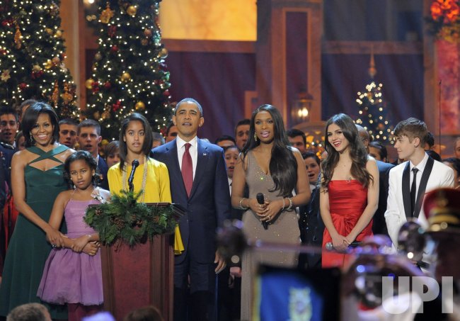 Pres. Obama and first family attend Christmas in Washington event in Washington