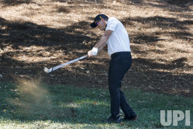Adam Scott in President's Cup golf championship in Charlotte, North Carolina