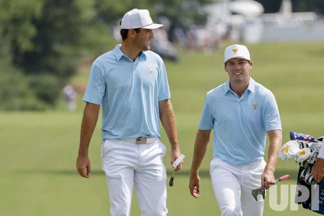 Scottie Scheffler and Sam Burns in President's Cup golf championship in Charlotte, North Carolina