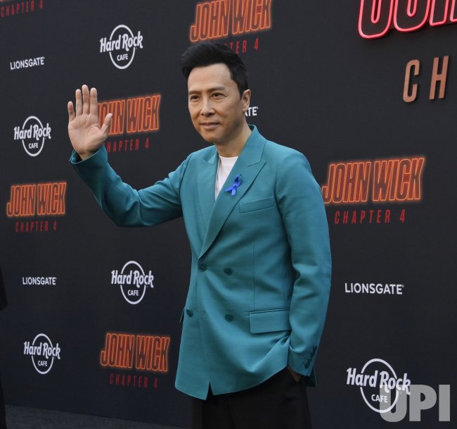 Donnie Yen Attends the "John Wick: Chapter 4" Premiere in Los Angeles