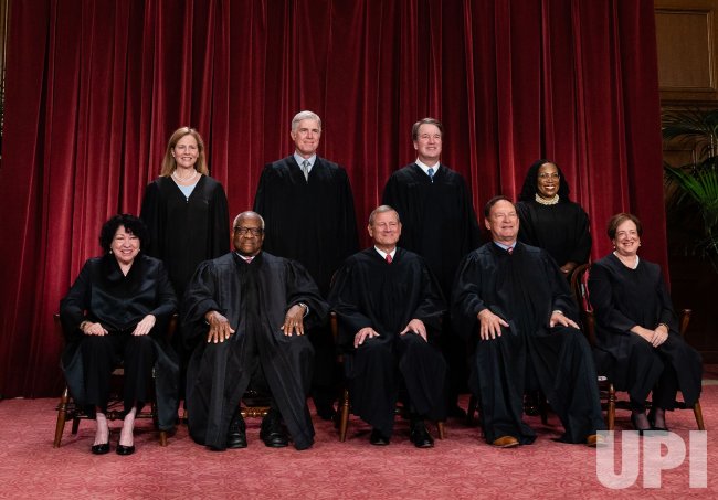 Group Photograph Of U.S. Supreme Court Justices