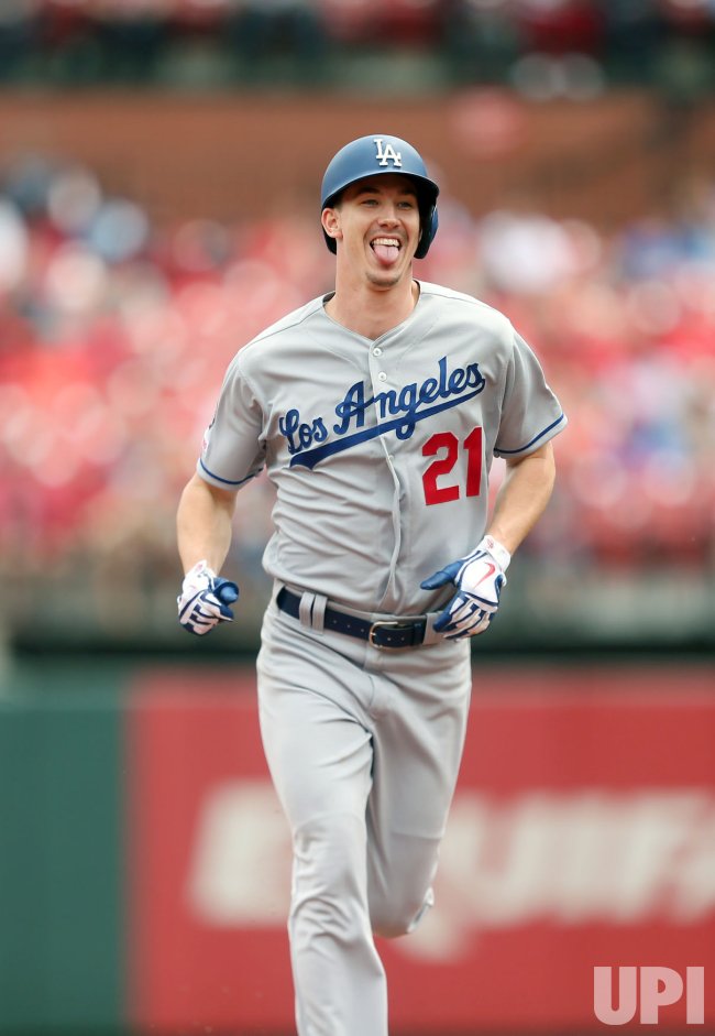 Photo: Los Angeles Dodgers starting pitcher Walker Buehler hits