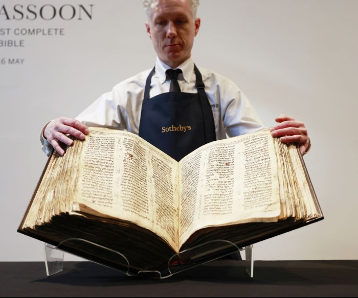 Auction of 'earliest most complete Hebrew Bible' might bring as much as $50M