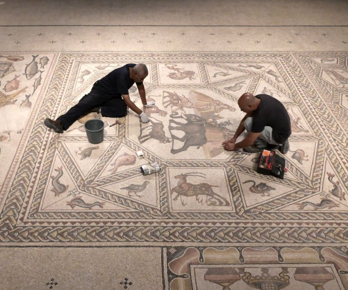 Ancient Israeli mosaic returns home after years touring the world