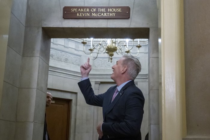 40 moments from Rep. Kevin McCarthy's brief tenure as House speaker