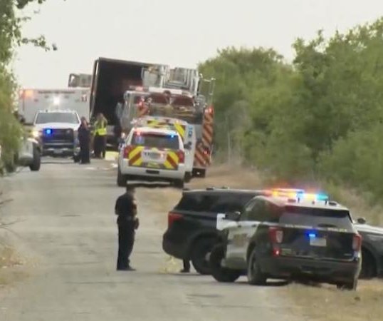 Dozens of migrants found dead inside tractor-trailer in San Antonio